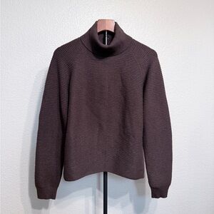 Kuhl Solace Turtleneck Brown Ribbed Sweater - Women’s Medium